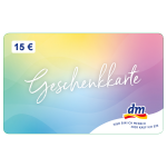 15 € dm-Drogerie Gutschein 
